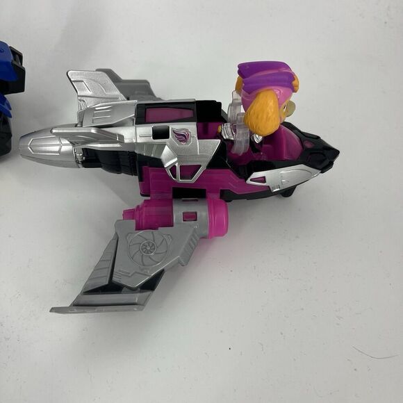 Paw Patrol Deluxe Vehicle Lot of 4 Chase Rocky Skye Ryder Action Figures Toy Set - Picture 13 of 15